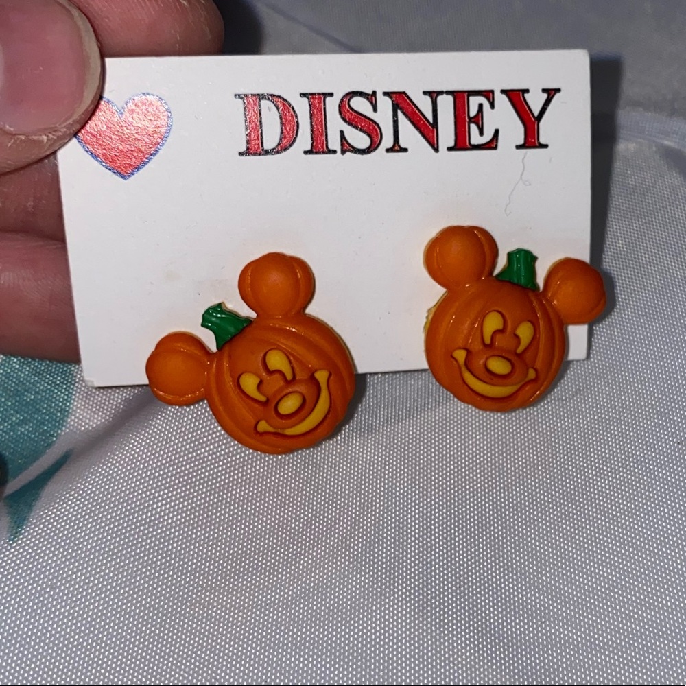 Mickey Mouse pumpkin earrings